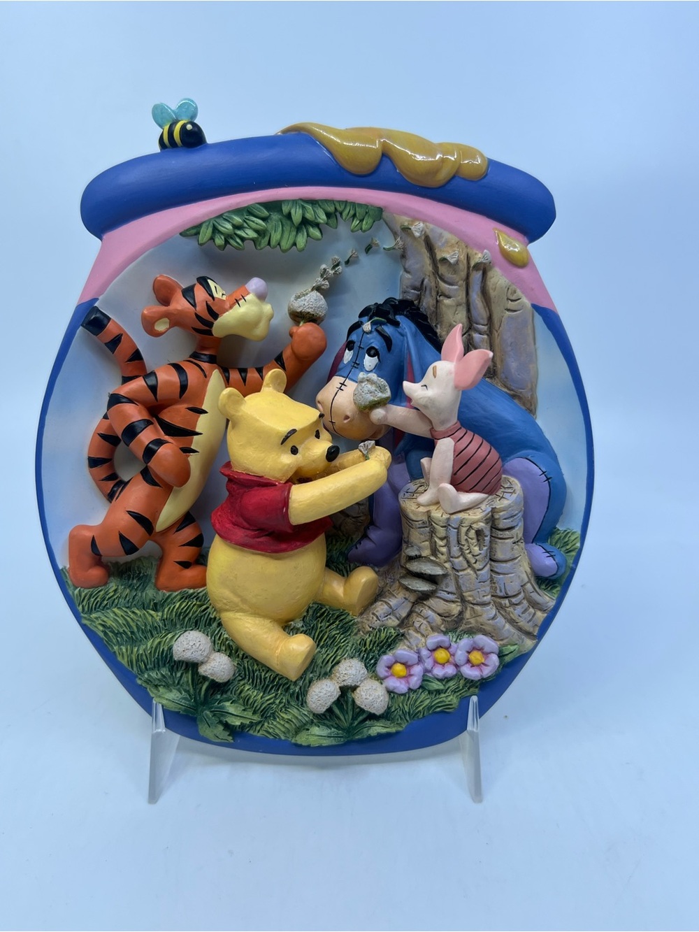 Disney Winnie the Pooh 3D Decorative Hanging Plate by Bradford Exchange